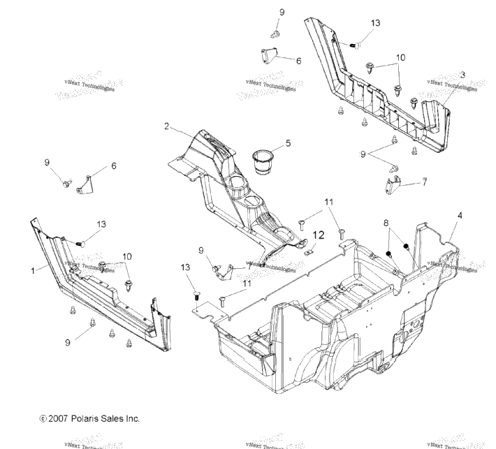 Floor & Rocker Panels (49Rgrfloor08vista)