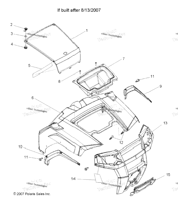 Hood/Body Work, Front (49Rgrhood08rzr)