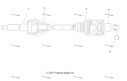 Shaft, Half, Rear