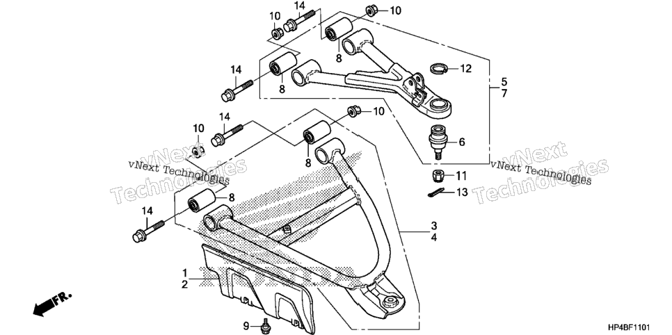Front Arm (4Wd)