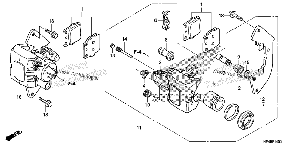 Front Brake Caliper