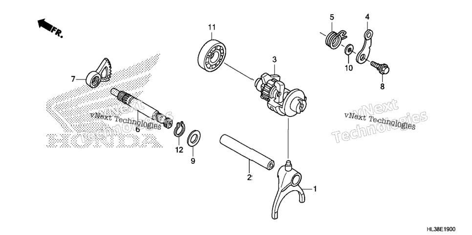 Gearshift Fork