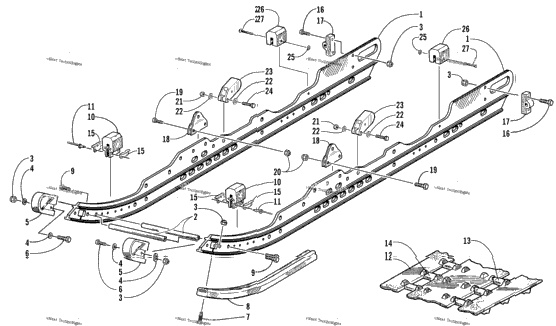Slide Rail And Track Assembly