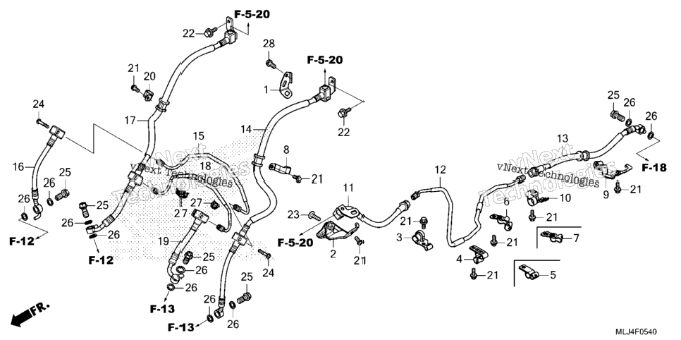Brake Hose@Brake Pipe