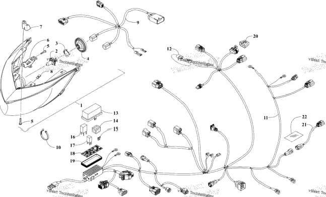 Headlight And Wiring Assemblies