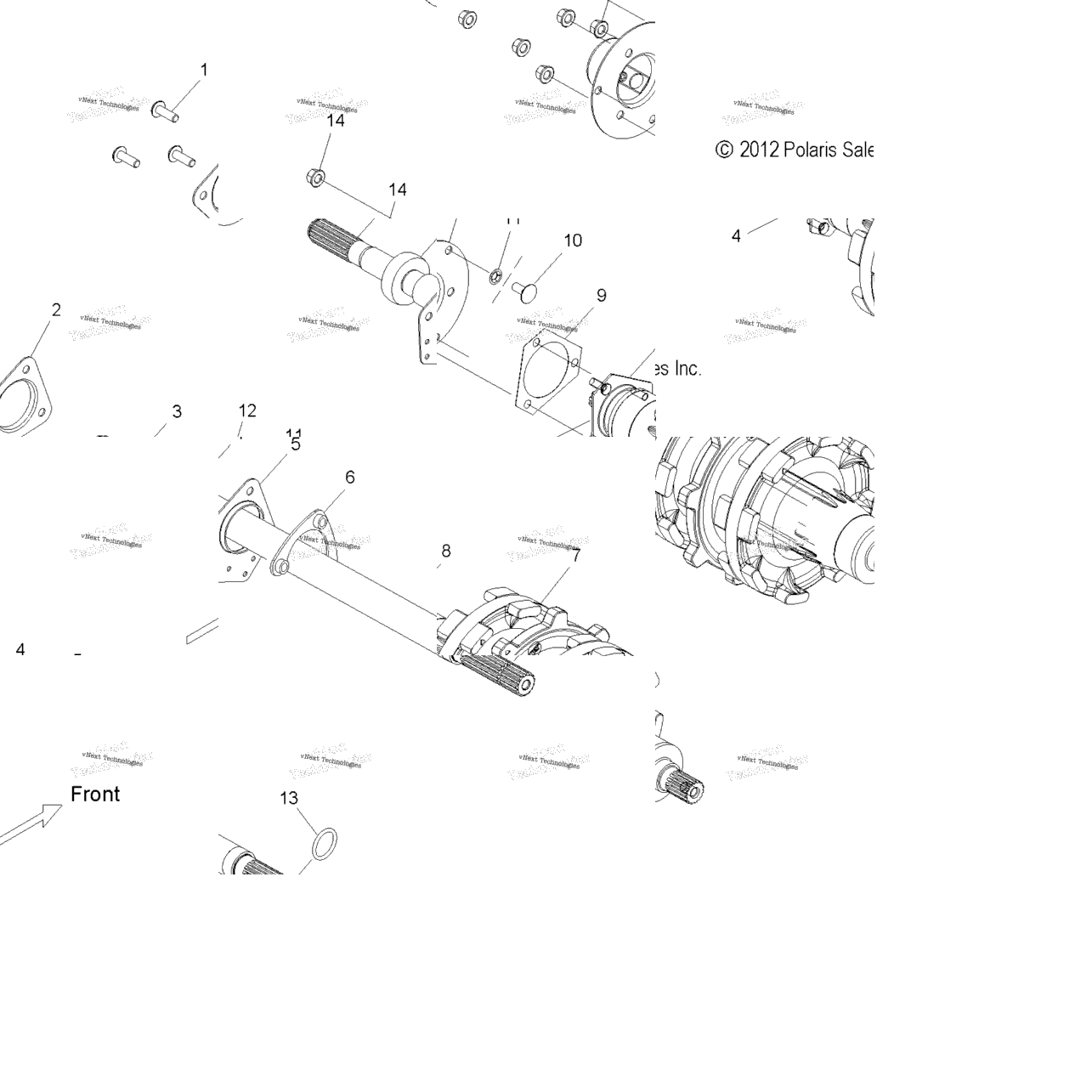 Drive Train, Jackshaft & Driveshaft All Options