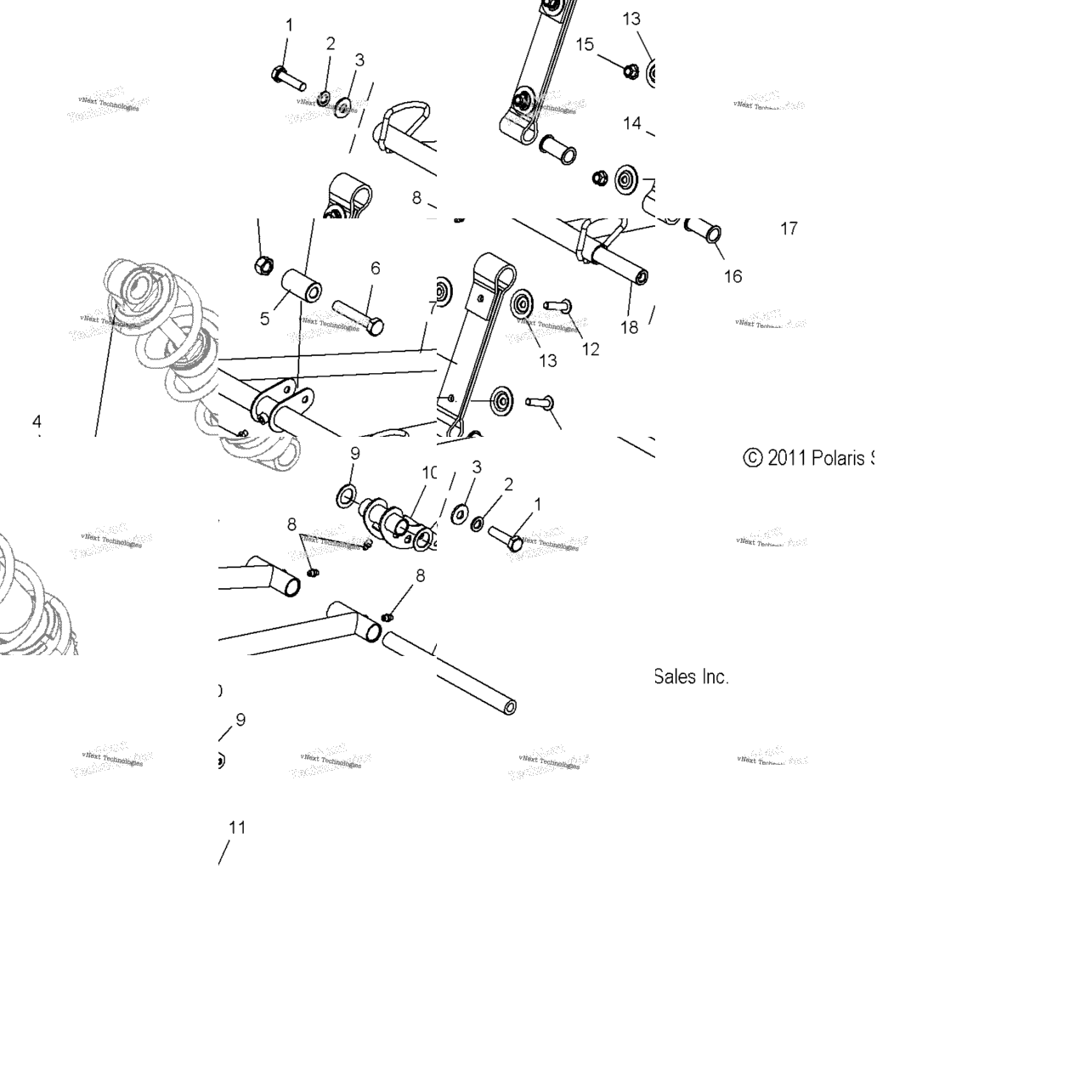 Suspension, Torque Arm, Front All Options