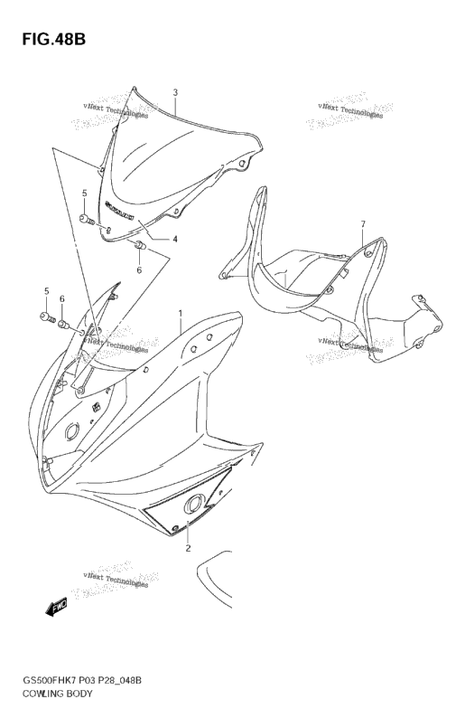 Cowling Body (Gs500fk9)