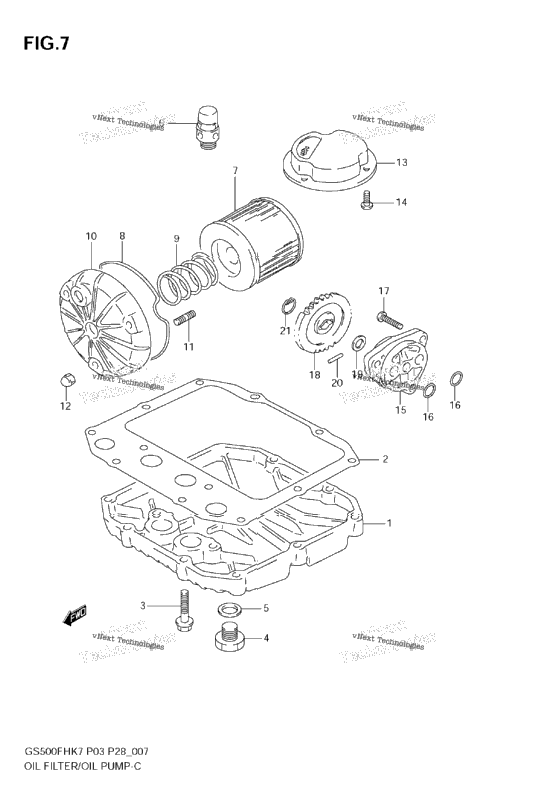 Oil Filter - Oil Pump