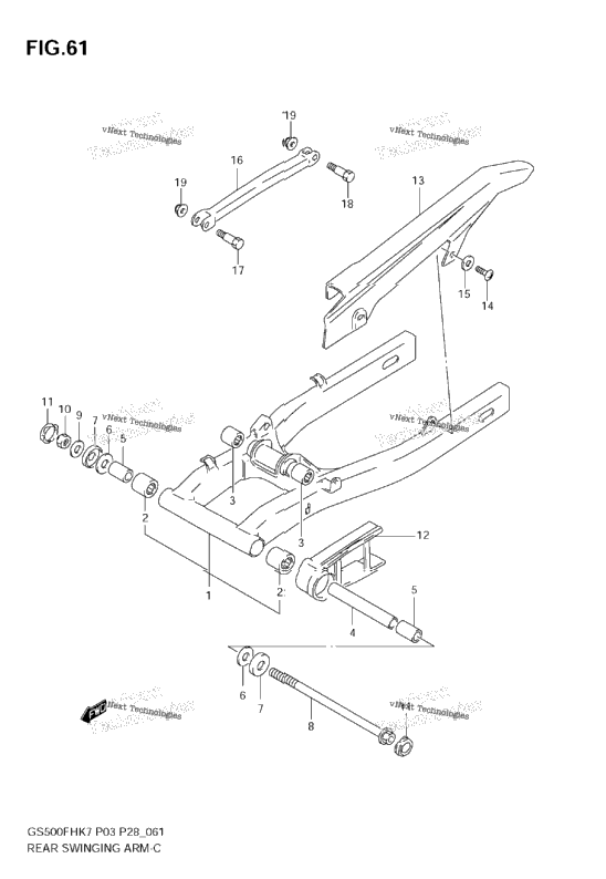 Rear Swinging Arm