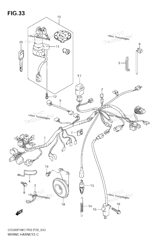 Wiring Harness (Gs500h E28, E95)