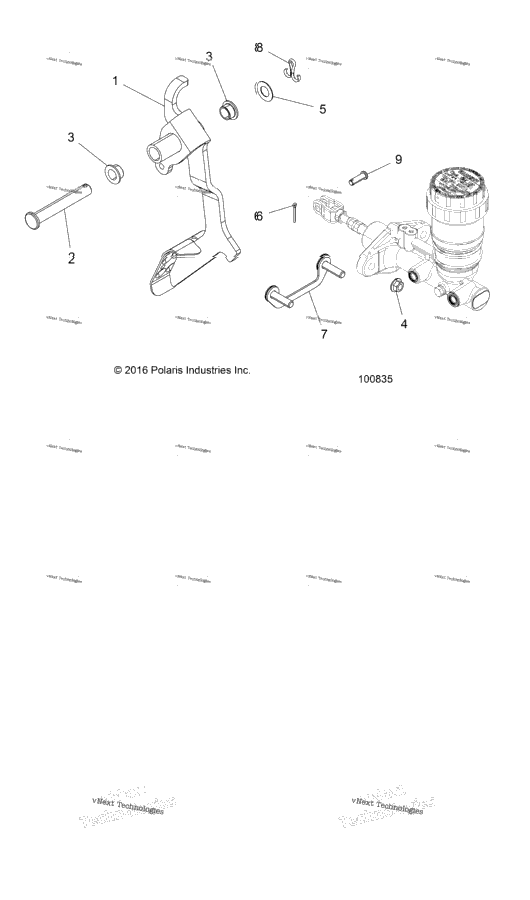 Brakes, Pedal And Master Cylinder Mounting