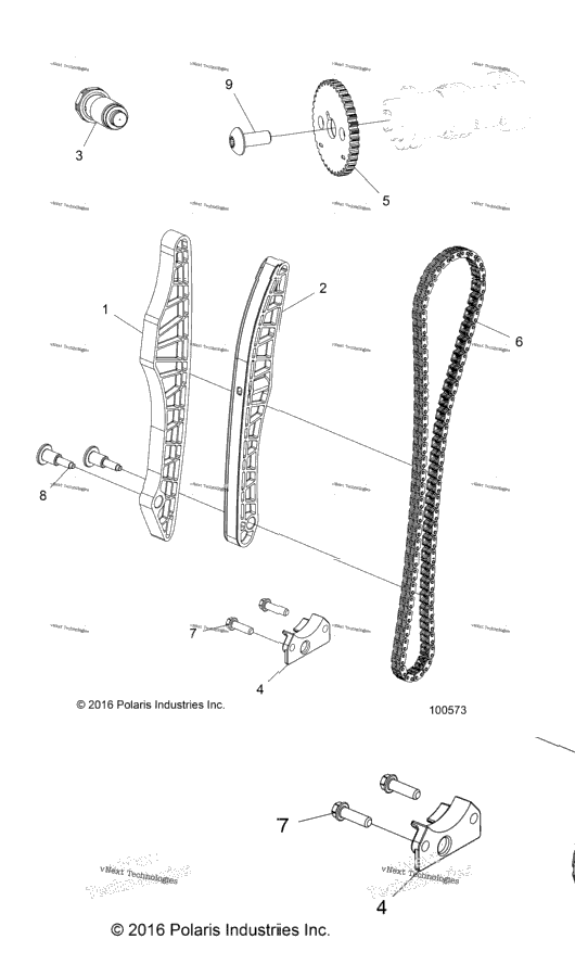 Engine, Cam Chain & Sprocket