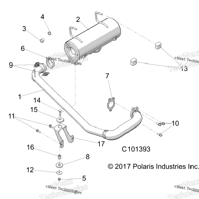 Engine, Exhaust System