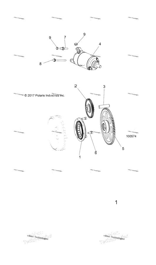Engine, Starter Drive