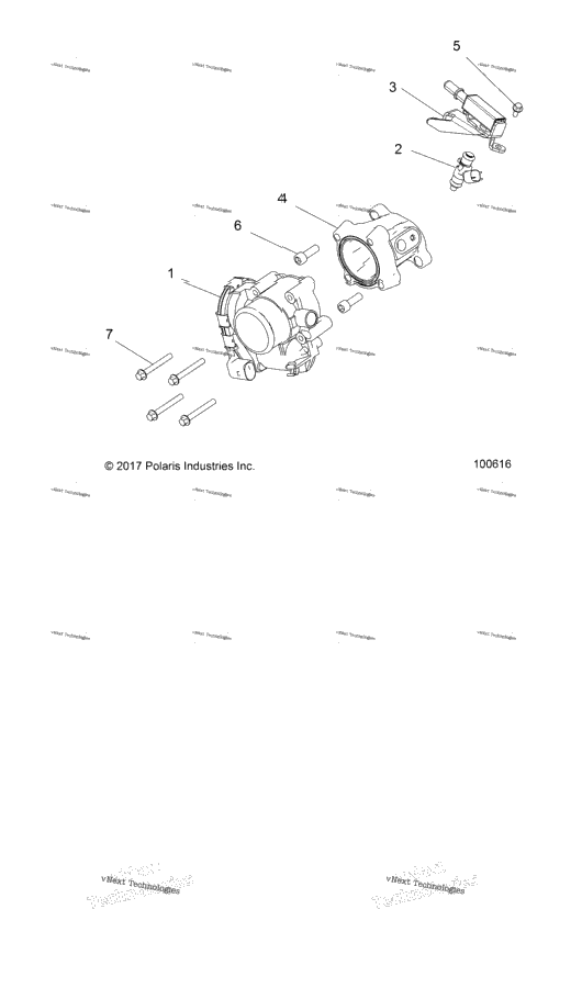 Engine, Throttle Body & Fuel Rail