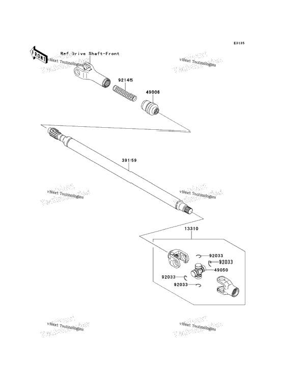 Drive Shaft-Propeller