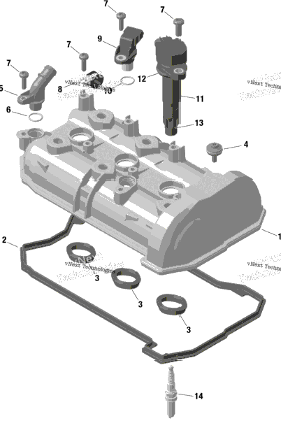 Rotax - Valve Cover