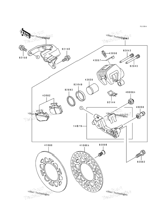 Rear Caliper