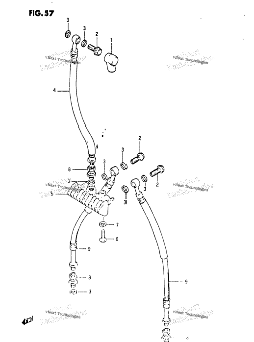 Front Brake Hose
