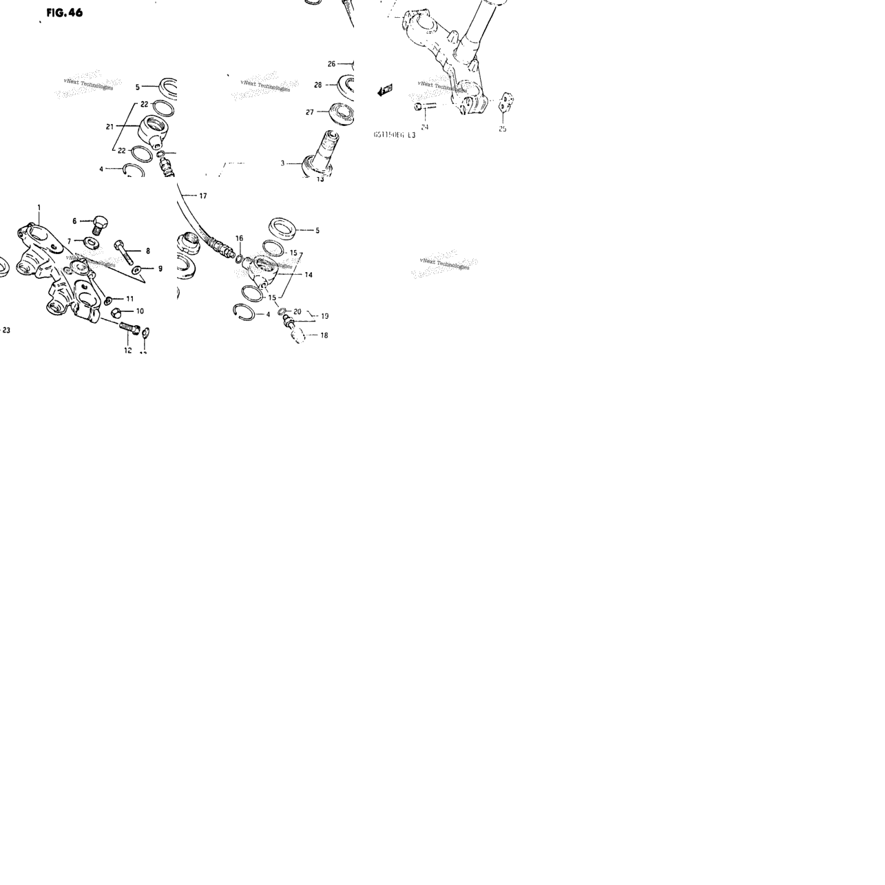 Steering Stem (Gs1150es3/Ese/Esf)