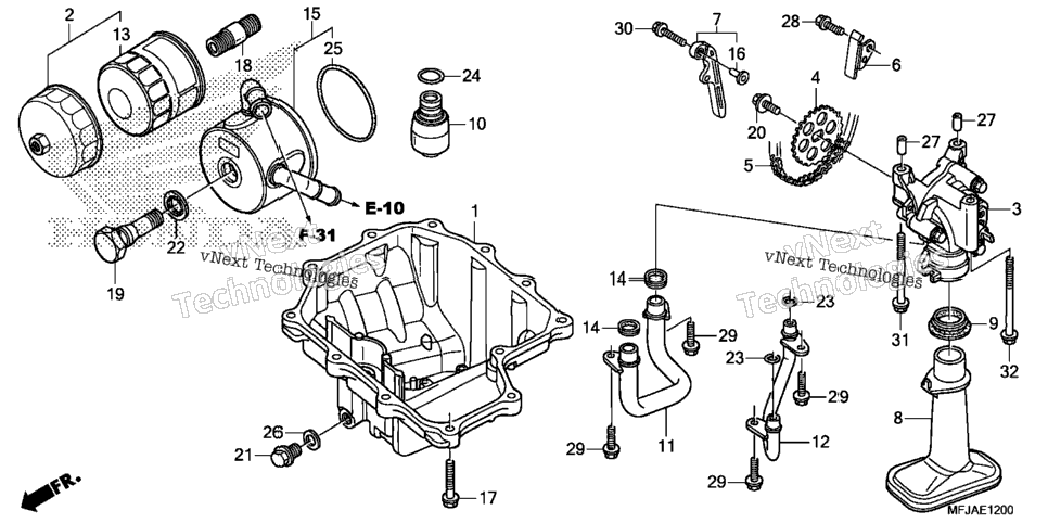 Oil Pan@Oil Pump