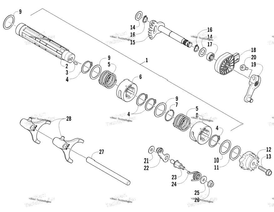 Gear Shifting Assembly