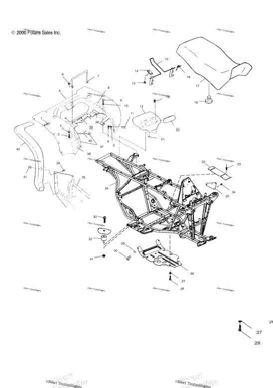 Rear Cab & Seat