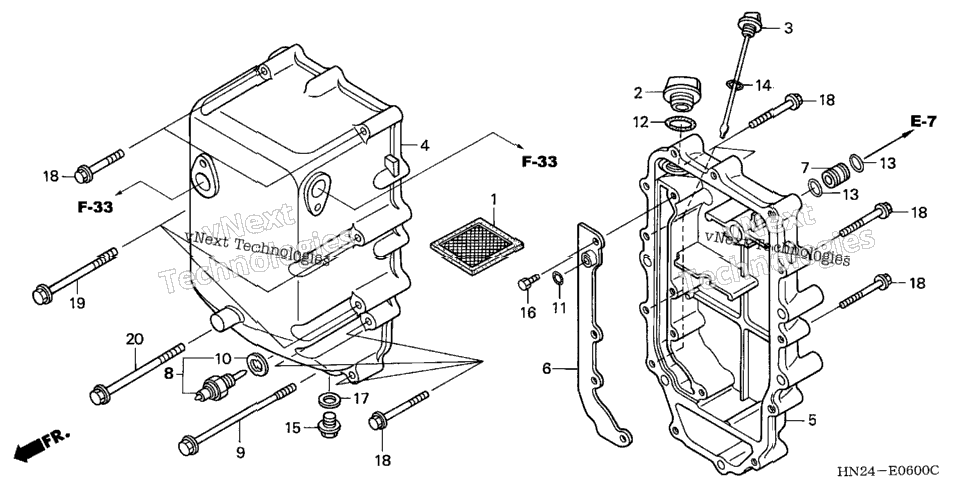 Oil Tank (Trx500fa'01-'04/Fga'04)