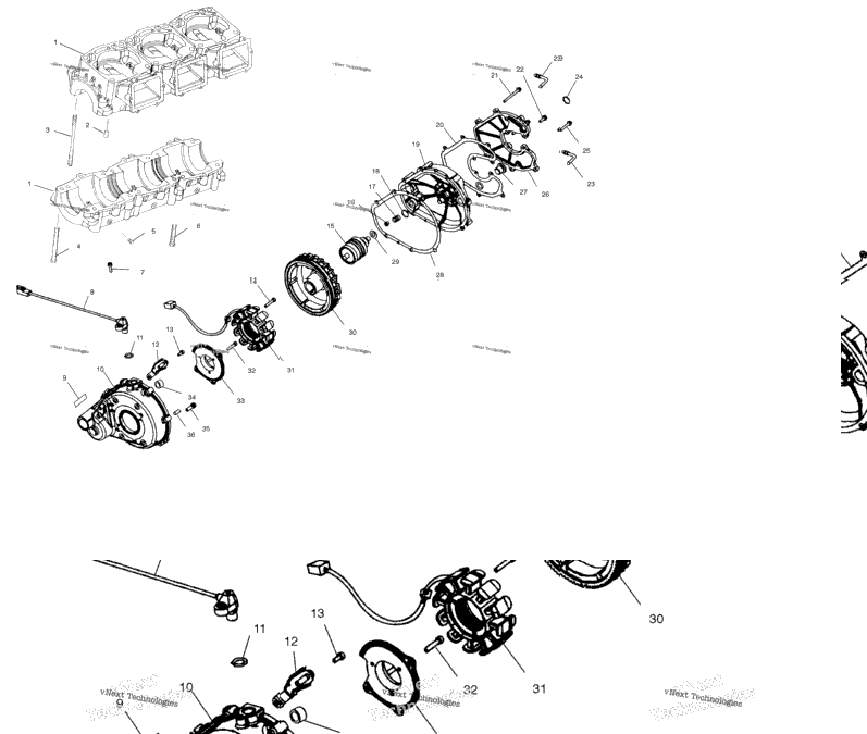 Crankcase W015098d