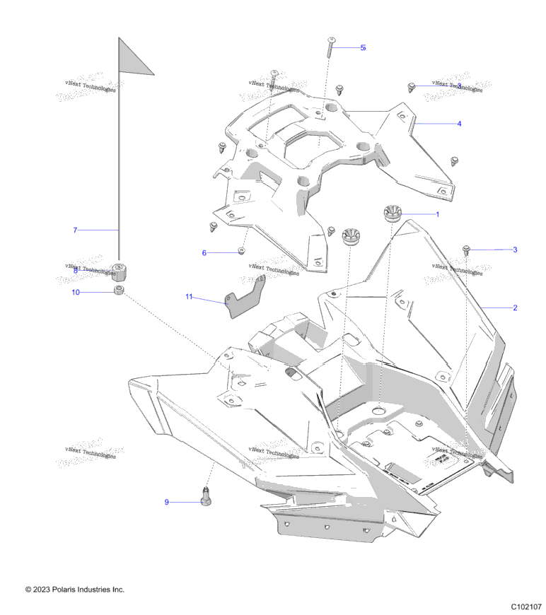 Body, Rear A23hbbo7b3/B7