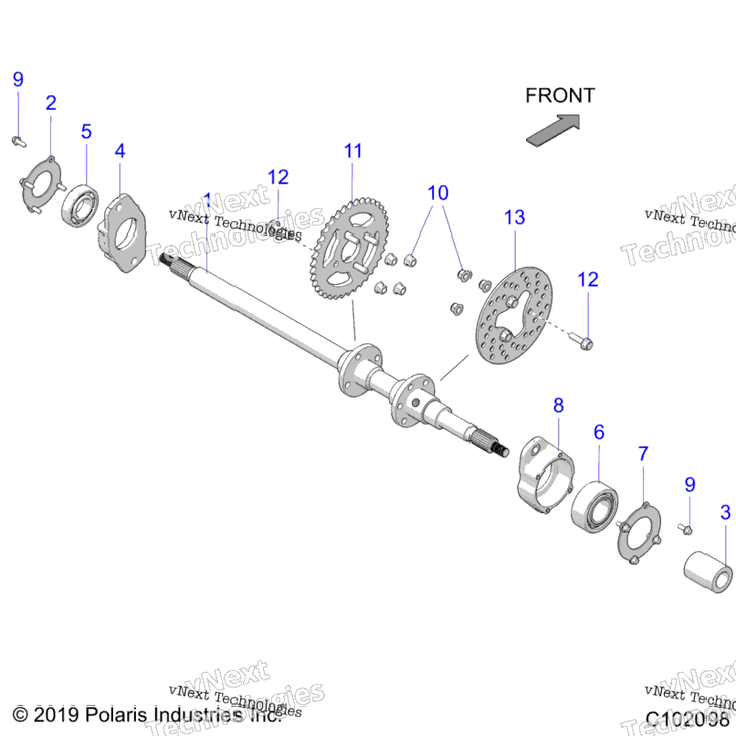 Drive Train, Rear Axle A23hbbo7b3/B7