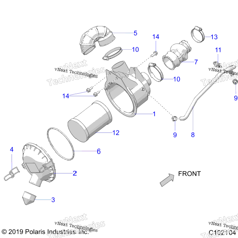 Engine, Air Intake A23hbbo7b3/B7