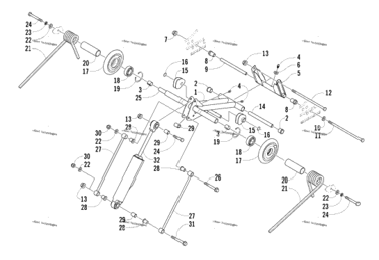 Rear Suspension Rear Arm Assembly