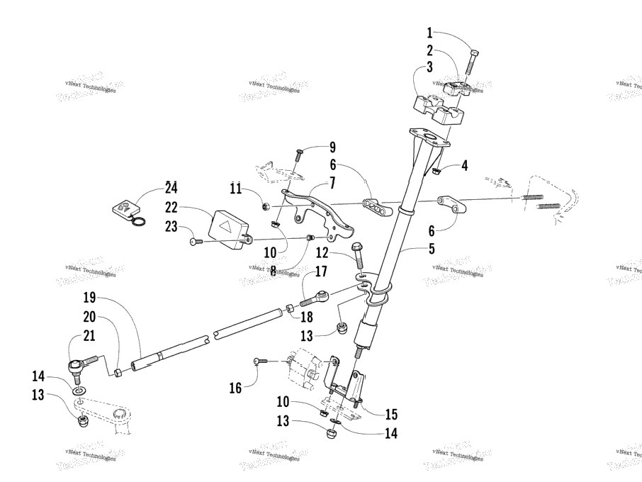 Steering Post Assembly