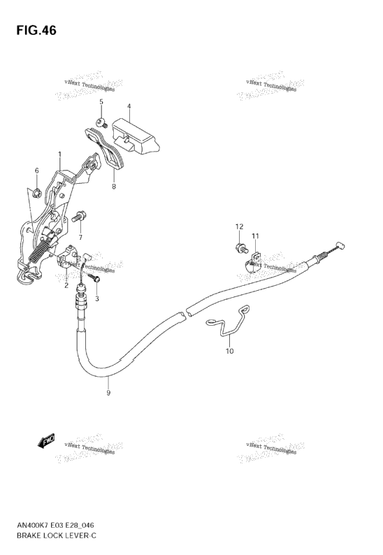 Brake Lock Lever