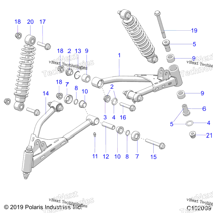 Suspension, Front A23hbbo7b3/B7