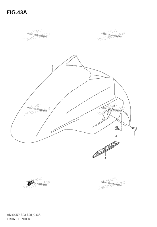 Front Fender (Model K9)