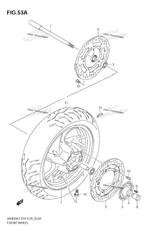 Front Wheel (An400ak9)
