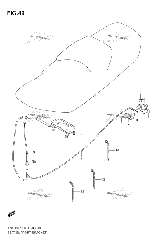 Seat Support Bracket