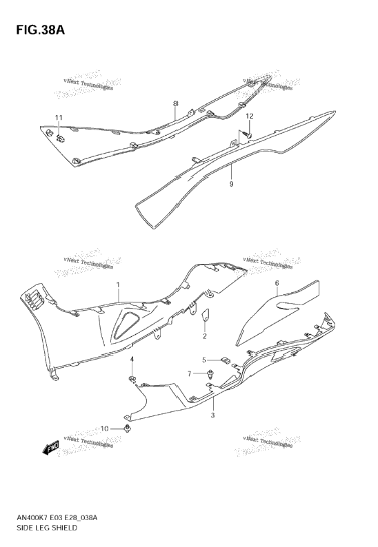 Side Leg Shield (Model K9)