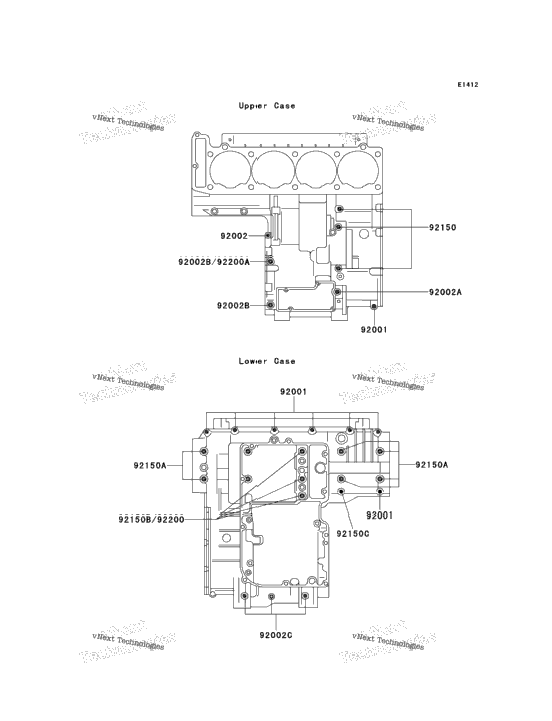 Crankcase Bolt Pattern