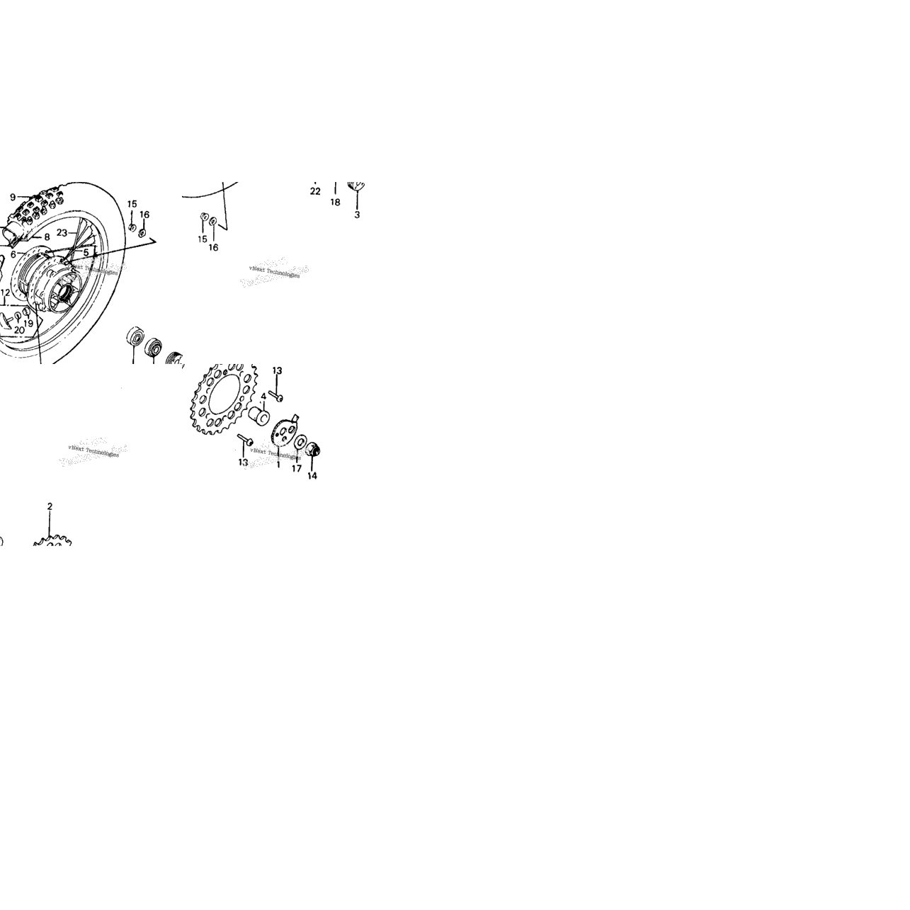 Rear Wheel 81-82