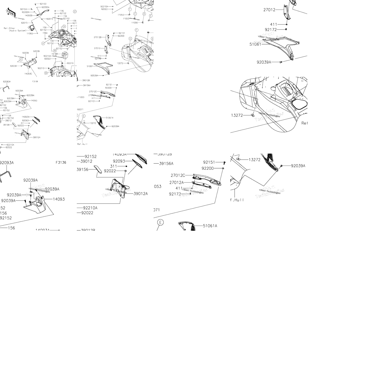 Hull Middle Fittings