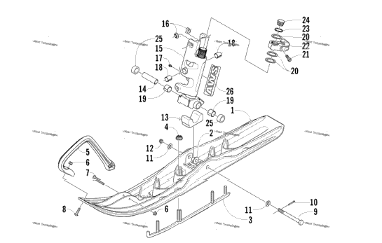 Ski And Spindle Assembly