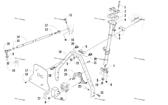 Steering Post Assembly