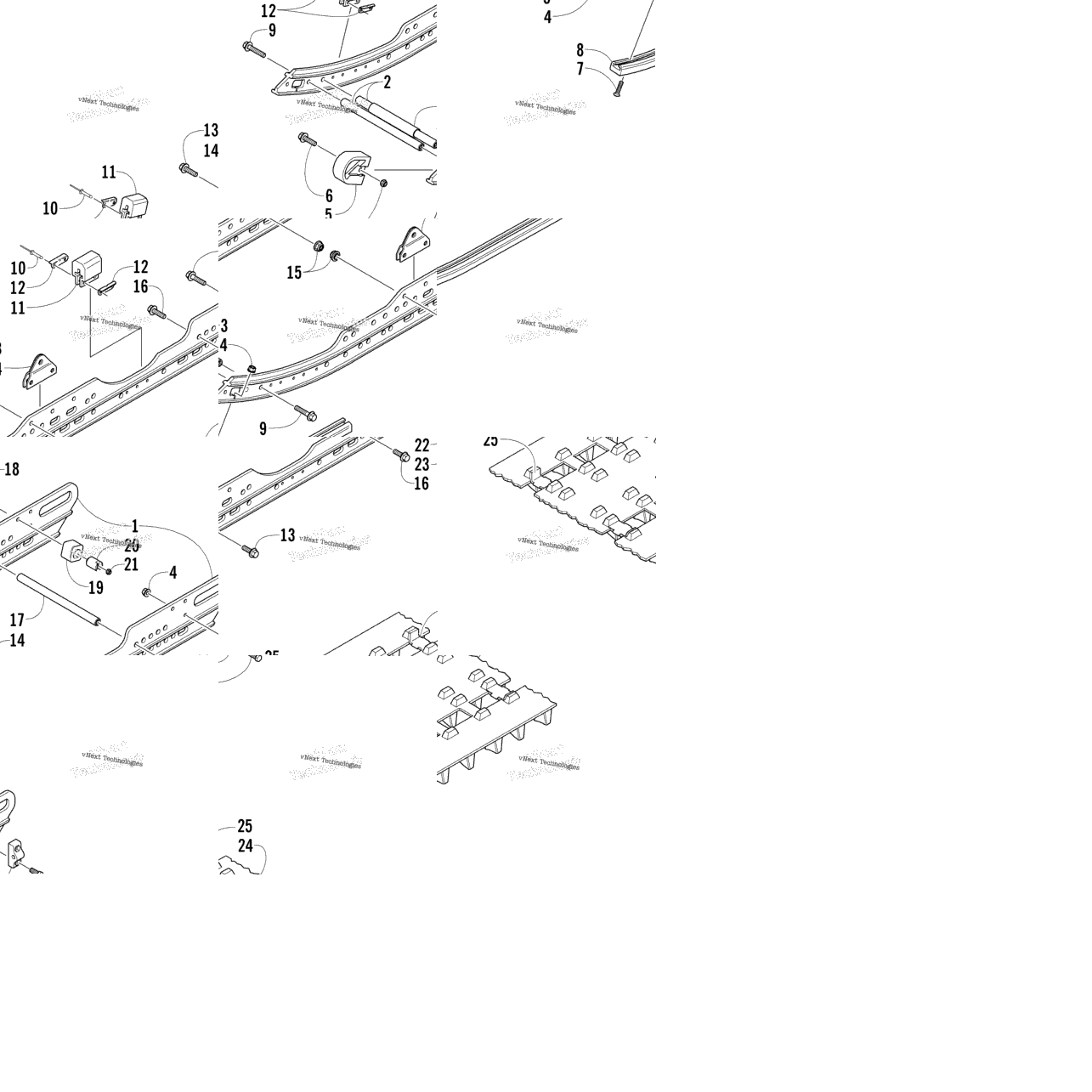 Slide Rail And Track Assembly