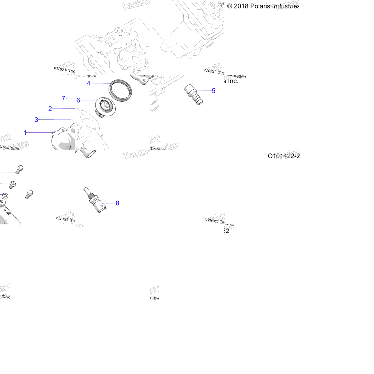 Engine, Thermostat & Cover