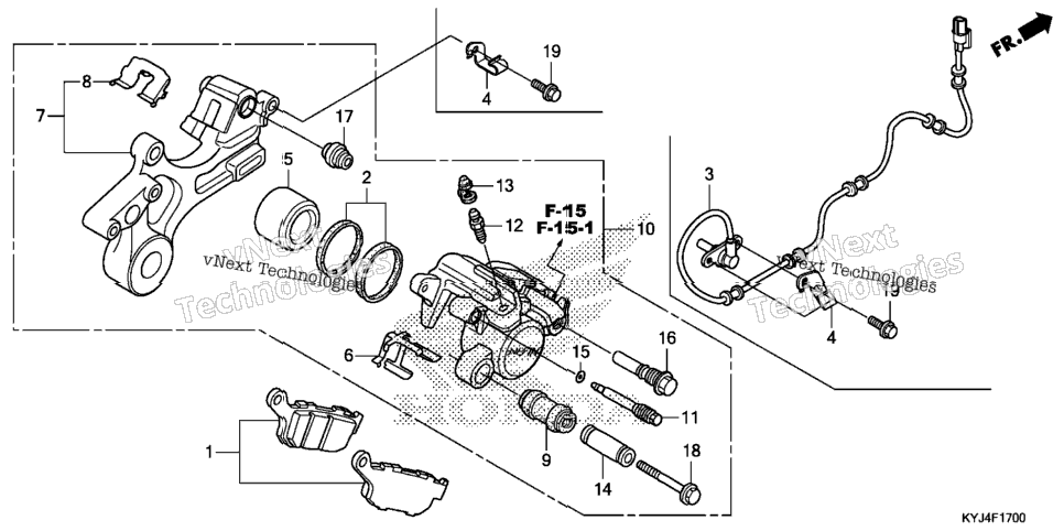 Rear Brake Caliper