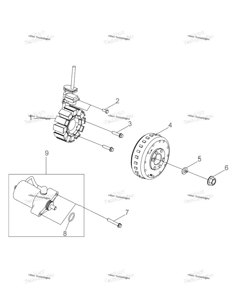 Engine, Generator & Starting Motor